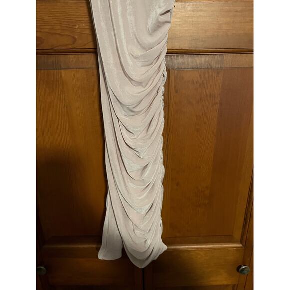 NWT Revolve SER.O.YA Women's Cosette Dress Side Ruched Sleeveless Beige Size XS - Picture 8 of 12